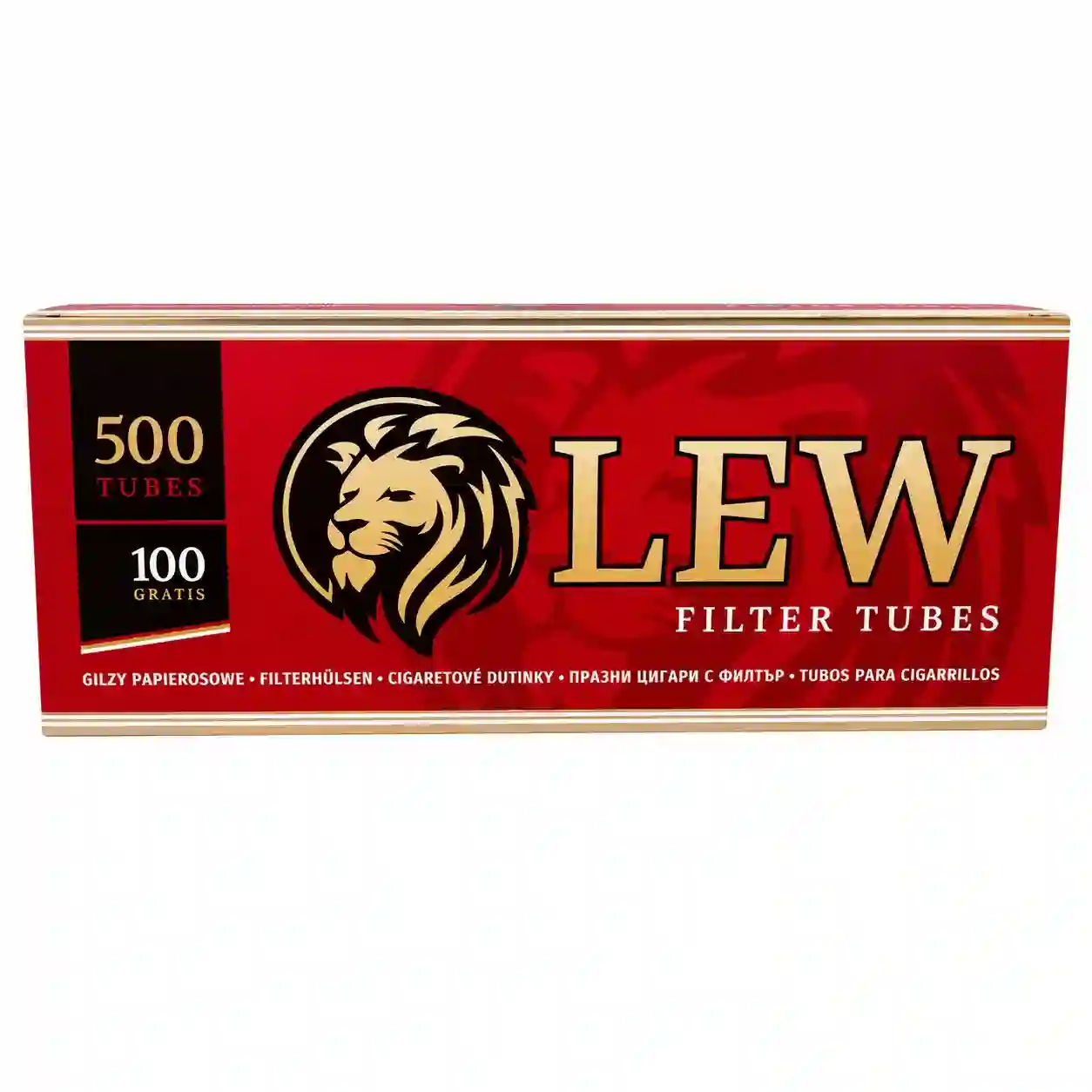 Сигаретні гільзи Lew 500 шт для набивання тютюном